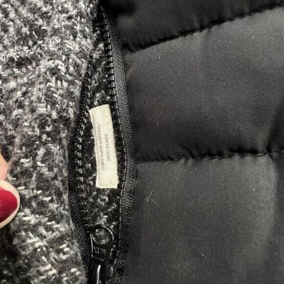 Ruff Hewn Puffer Vest With Sweater Top cool Ruffhewn black jacket plus 3X. - Picture 6 of 8